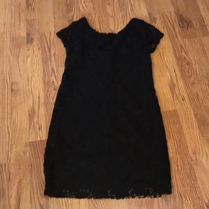 Black lace dress